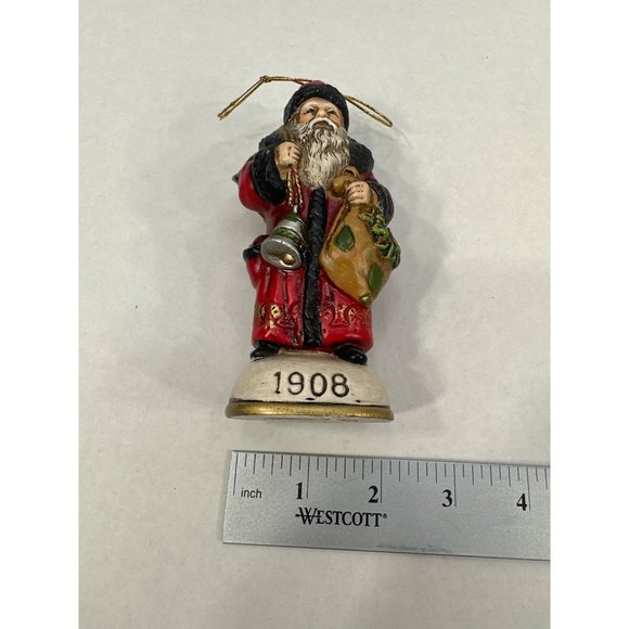 Vintage Christmas Reproductions Memories Of Santa Ornament 1908 Preowned In Box - Picture 9 of 9